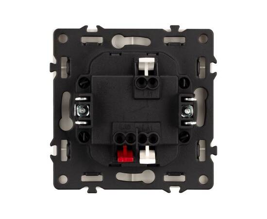 Механизм выключателя одноклавишный проходной Arlight SWT-NOBE-MKP1-SFPL-WH (230V, 10A) 054235, изображение 2