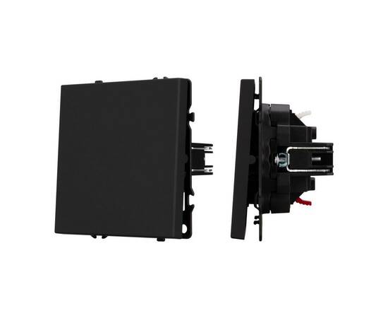 Механизм выключателя одноклавишный непроходной Arlight SWT-NOBE-MK01-SFPL-BK (230V, 10A) 054243