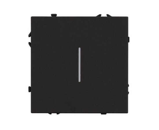 Механизм выключателя одноклавишный непроходной Arlight LED SWT-NOBE-MK01-SFPL-L-BK (230V, 10A) 05425, изображение 2