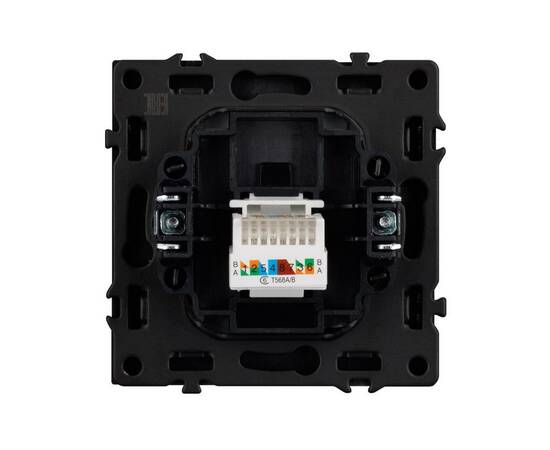 Механизм компьютерной розетки Arlight SCT-NOBE-MPC1-SFPL-GR (RJ-45, CAT6) 054307, изображение 2