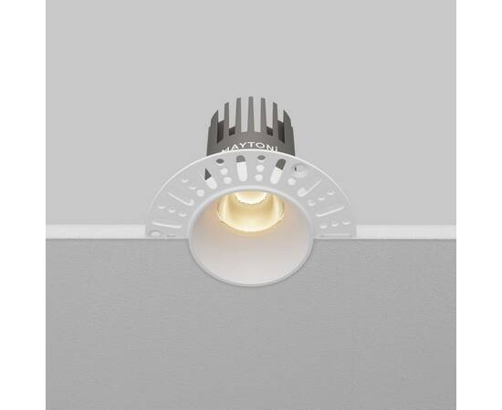 Встраиваемый светильник Maytoni Technical Dip DL124-10W-3K-TRS-W, изображение 6