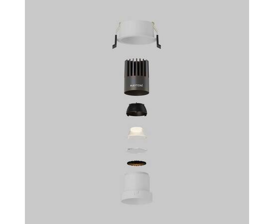 Встраиваемый светильник Maytoni Technical Dip DL116-10W-3K-W, изображение 12
