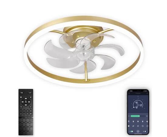 Люстра-вентилятор Natali Kovaltseva Ledfan LED LAMPS 81491