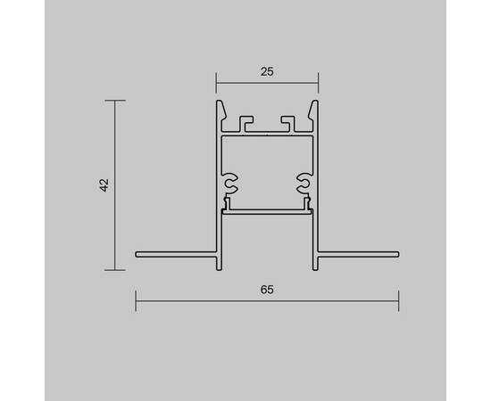 Алюминиевый профиль встраиваемый скрытого монтажа Maytoni Led Strip ALM-6542-S-2M 636012, изображение 5