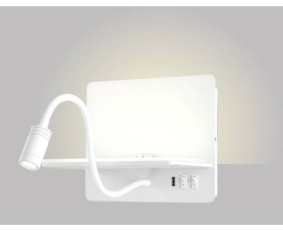 Бра Crystal Lux DUO AP9W LED WH, изображение 2