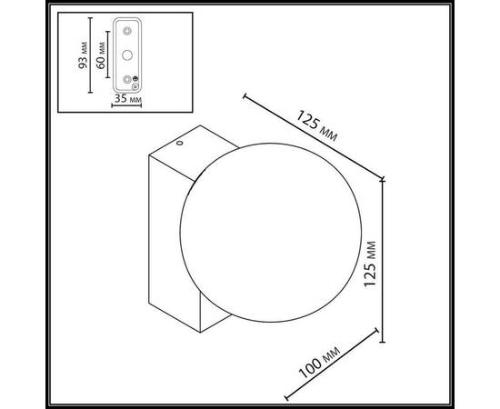 Уличный настенный светильник Odeon Light Nature Viva 7124/1W, изображение 2