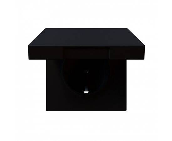 Розетка SCHUKO с крышкой и защитными шторками 16A 250V 2P+T (soft touch) Jasmart FD5505PBM