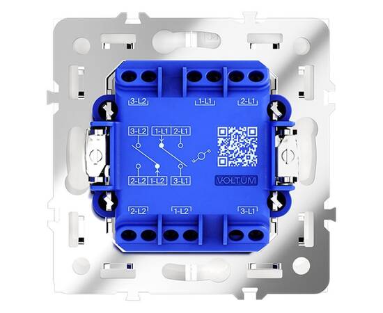 Проходной переключатель двухклавишный Voltum S70 VLS020303, изображение 5