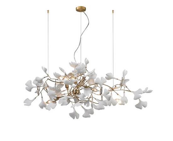 Подвесная люстра Delight Collection 10881P/L1000 gold/white, изображение 2