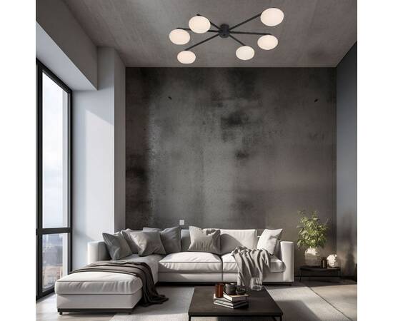 Потолочная люстра Eurosvet Opaline 70220/6 черный a065765, изображение 5