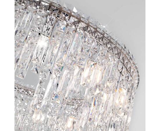 Подвесная люстра Eurosvet Blitz 60159 хром/ прозрачный хрусталь Strotskis a065322, изображение 2