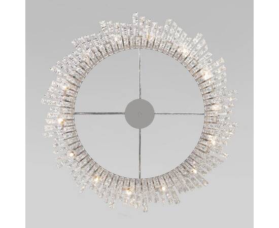 Подвесная люстра Eurosvet Blitz 60159 хром/ прозрачный хрусталь Strotskis a065322, изображение 3