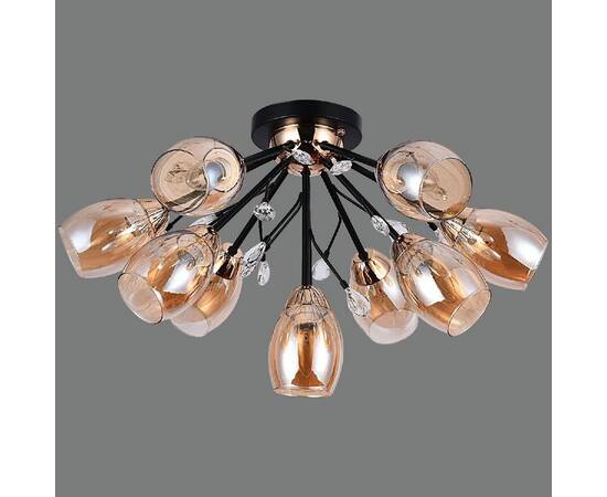 Потолочная люстра Illumico IL1284-10CPA-29 BK GD, изображение 2