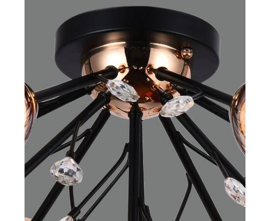 Потолочная люстра Illumico IL1284-10CPA-29 BK GD, изображение 3