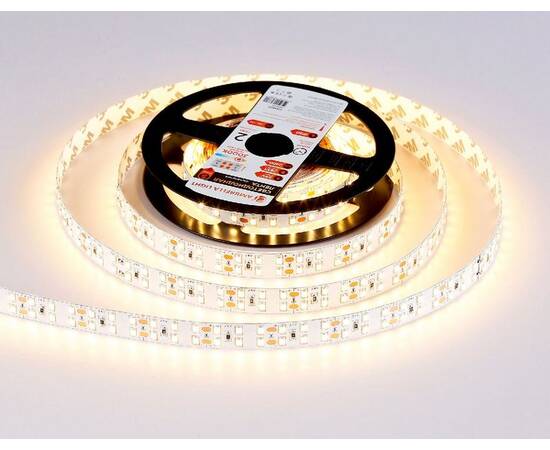 Светодиодная лента двухрядная Ambrella Light LED Strip 24В 2835 20Вт/м 3000K 5м IP20 GS3601, изображение 4