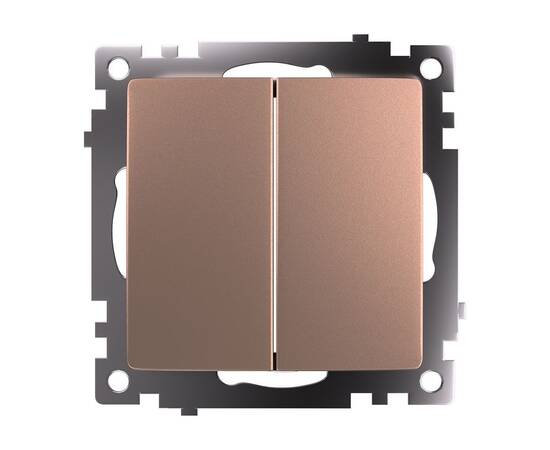 Переключатель одноклавишный Stekker GLS10-7107-02 Катрин 49169