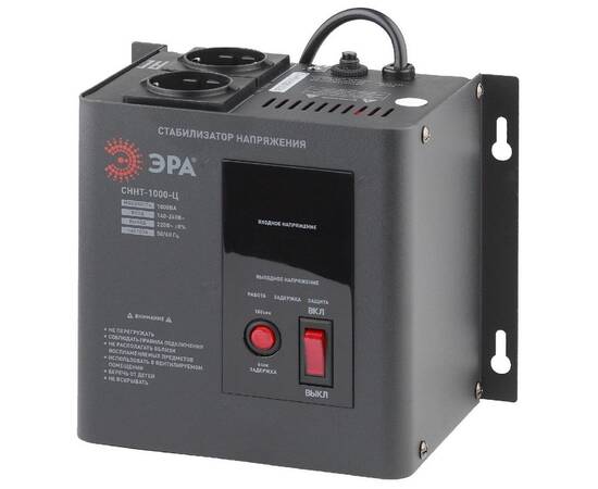 Стабилизатор напряжения настенный Эра СННТ-1000-Ц Б0020166, изображение 4