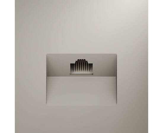 Розетка компьютерная встраиваемая VOLTUM S70 RJ45 кат.6, (кашемир), изображение 3