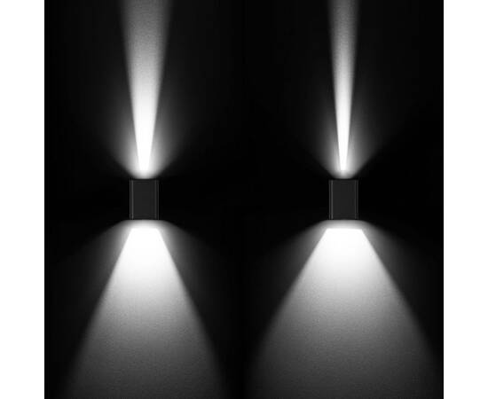 Уличный настенный светильник Arlight LGD-WALL-VARIO-S104x129-2x6W Day4000 (BK, 1-80 deg) 046428, изображение 4