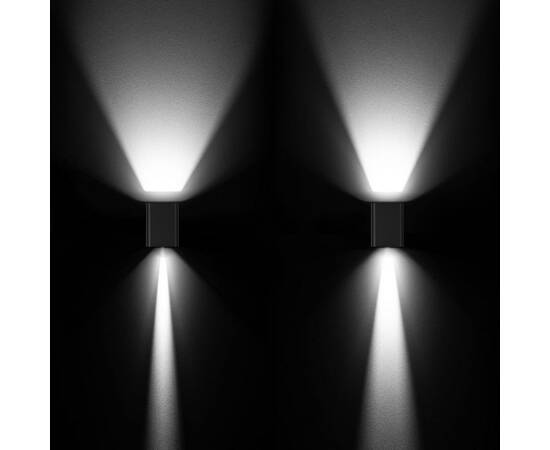 Уличный настенный светильник Arlight LGD-WALL-VARIO-S104x129-2x6W Day4000 (BK, 1-80 deg) 046428, изображение 6