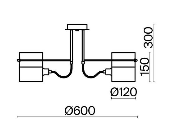 Потолочная люстра Freya Ampera FR2023PL-03CH, изображение 5