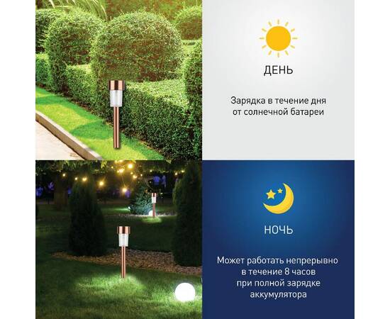 Уличный светильник на солнечной батарее Эра SL-SS30-CPR Б0032594, изображение 5