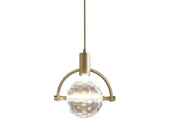 Подвесной светильник DeLight Collection 2121P/A brass/clear