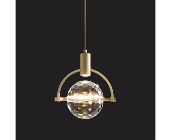 Подвесной светильник DeLight Collection 2121P/A brass/clear, изображение 2