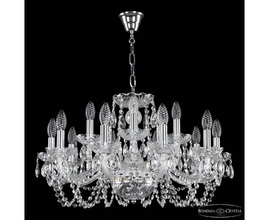 Подвесная люстра Bohemia Ivele Crystal 119/10+5/240 Ni, изображение 2