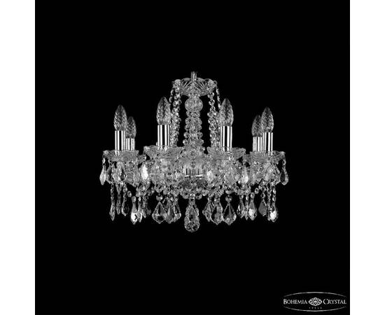 Подвесная люстра Bohemia Ivele Crystal 1413/8/165 Ni Leafs