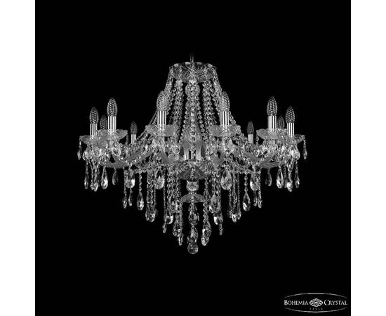 Подвесная люстра Bohemia Ivele Crystal 1415/12/300 Ni
