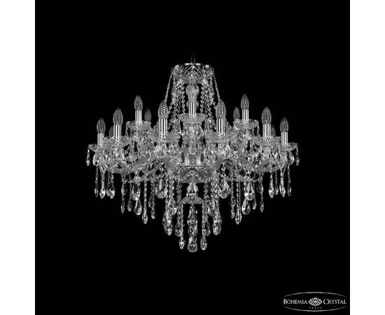 Подвесная люстра Bohemia Ivele Crystal 1415/12+6/300 Ni