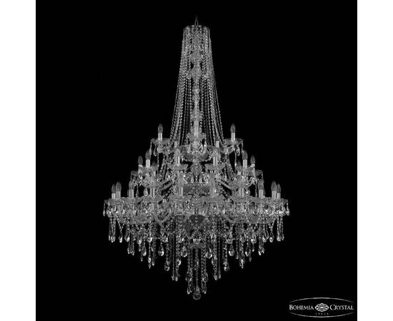 Подвесная люстра Bohemia Ivele Crystal 1415/20+10+5/400/h-182/3d Ni