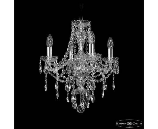 Подвесная люстра Bohemia Ivele Crystal 1415/4/141 Ni