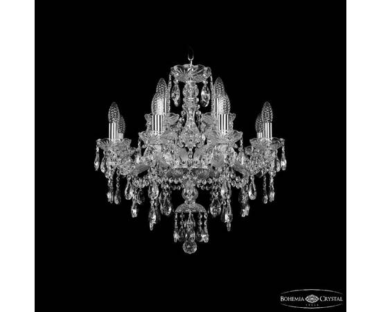 Подвесная люстра Bohemia Ivele Crystal 1415/8+4/200 Ni