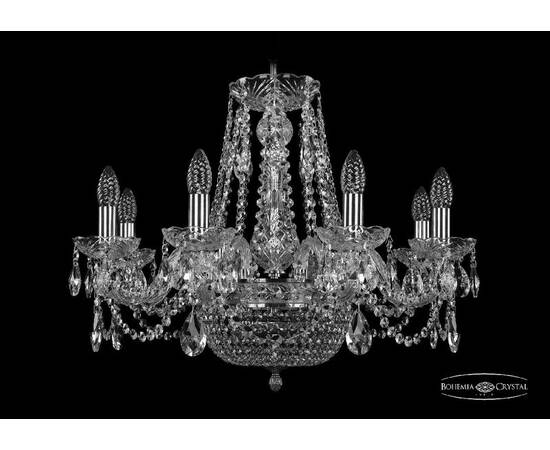 Подвесная люстра Bohemia Ivele Crystal 1450/8/160/250 Ni