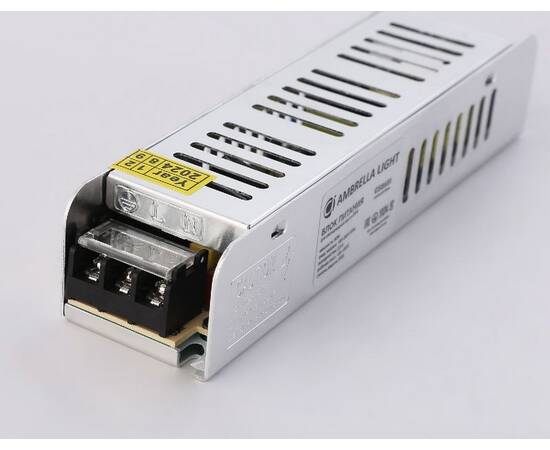 Блок питания с EMC для светодиодной ленты Ambrella Light Illumination 60Вт DC24В 2,5A IP20 GS8681, изображение 2