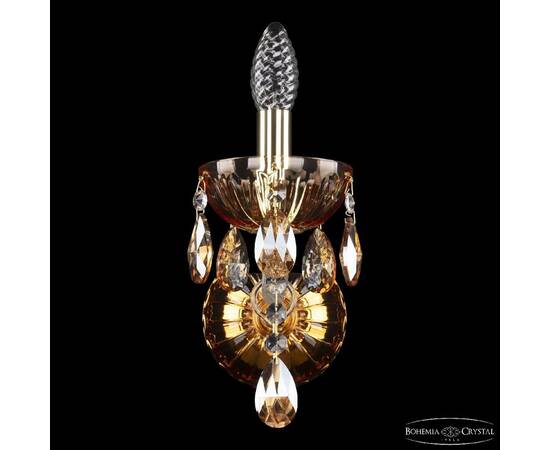Бра Bohemia Ivele Crystal 5413B/1/165 G Amber/M-1H K721, изображение 3