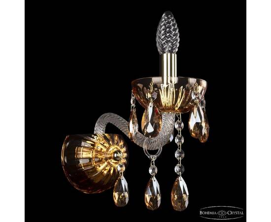 Бра Bohemia Ivele Crystal 5413B/1/165 G Amber/M-1H K721, изображение 4