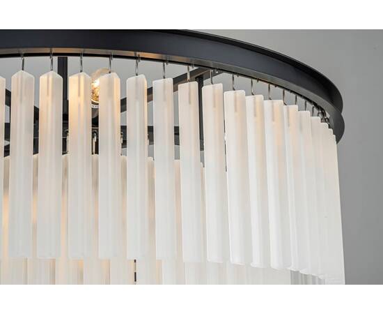 Подвесная люстра Delight Collection 1920s Odeon KR0387P-10A black/frost, изображение 5