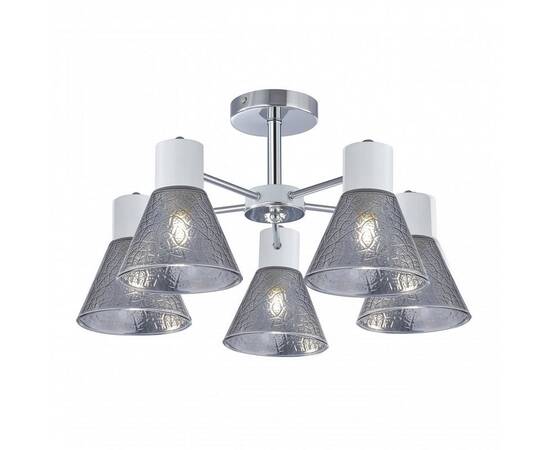 Люстра на штанге Arte Milano Napoli 322408/5 CR+WH, изображение 2