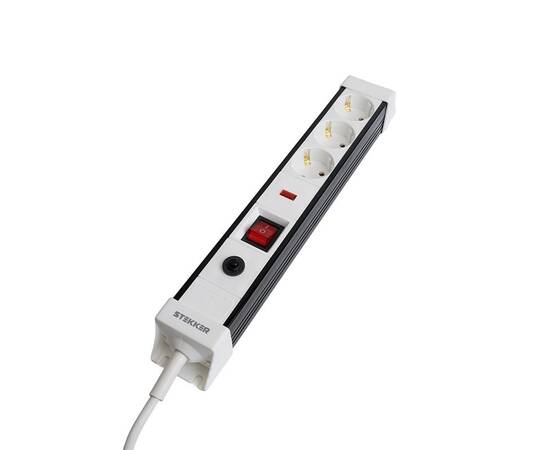 Сетевой фильтр 3-местный с/з Stekker Techno HM22-31-03 50145