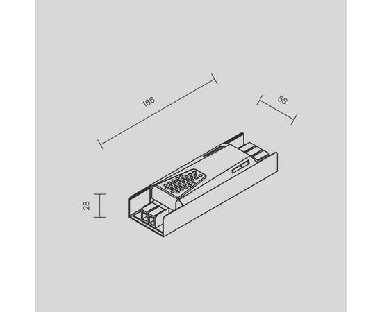 Блок питания Maytoni PSL013 150Вт DC24В IP20 821007, изображение 4