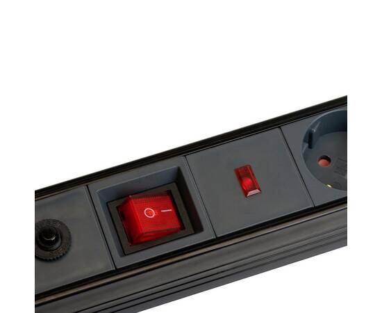 Сетевой фильтр 4-местный с/з Stekker Techno HM22-41-03 50157, изображение 6