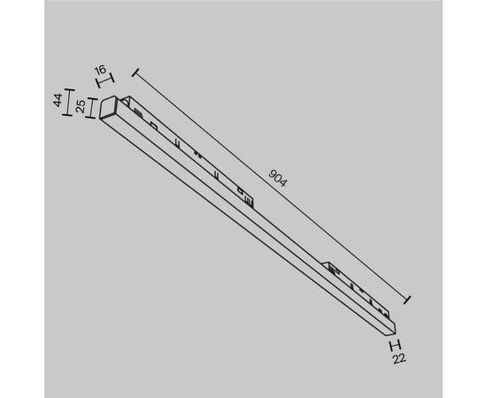 Трековый магнитный светильник Maytoni Basis TR030-4-30WTW-DD2-B, изображение 12