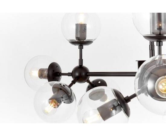 Люстра на штанге Lumina Deco Zodiak LDP 160-12 BK+PR, изображение 3