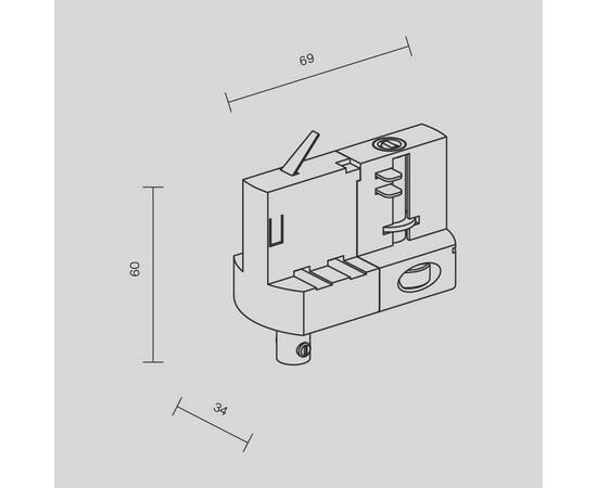 Коннектор Maytoni Trinity TRA005-3-A-B, изображение 7