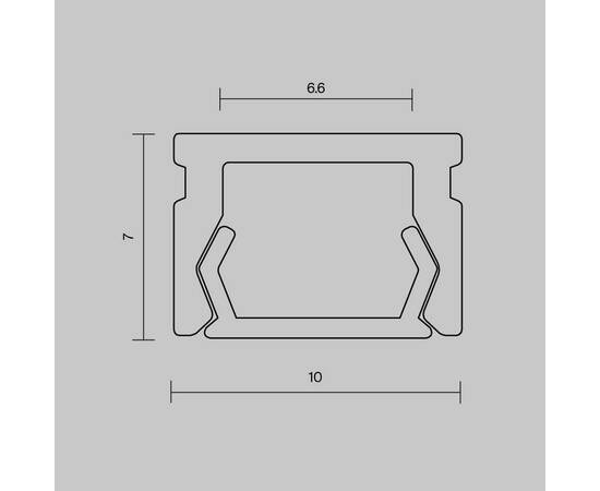 Алюминиевый накладной профиль Maytoni 631001, изображение 5