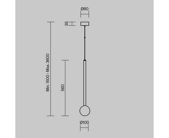 Подвесной светильник Maytoni Bubble dream MOD383PL-L4B3K, изображение 6