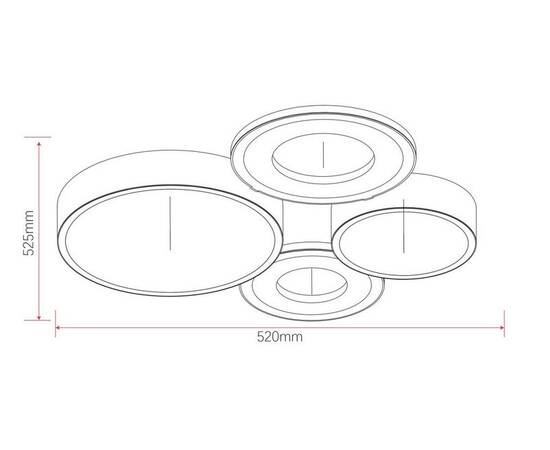 Потолочная люстра Rivoli Aliona 6161-701 Б0066451, изображение 5